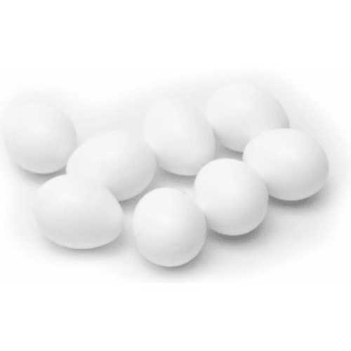 Πλαστικά αυγά περιστεριών ø3,1x4,2cm