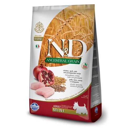 N&D Ancestral Grain Chicken & Pomegranate Adult Mini