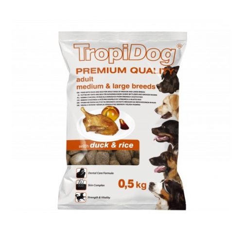 TropiDog Premium Adult Medium & Large Breeds - Duck & Rice