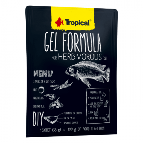 TROPICAL GEL FORMULA FOR HERBIVOROUS FISH