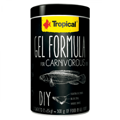 Tropical Gel Formula for Garnivorous Fish