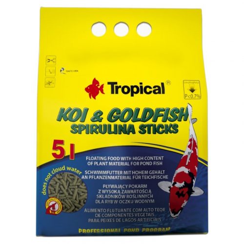 Tropical Koi & Goldfish Spirulina Sticks