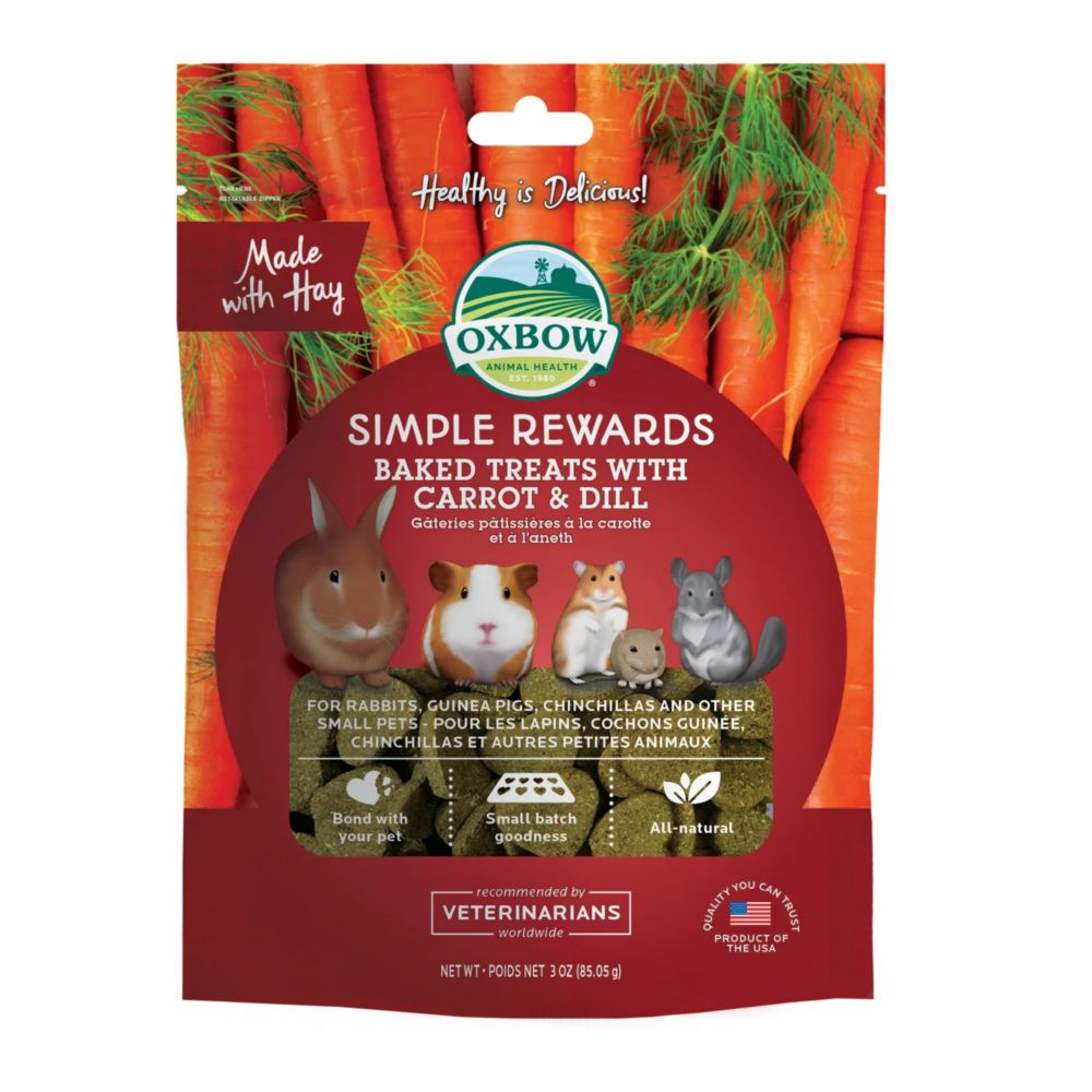 OXBOW ΛΙΧΟΥΔΙΕΣ SIMPLE REWARDS ΚΑΡΟΤΟ ΑΝΗΘΟ 85gr OXBOW ΛΙΧΟΥΔΙΕΣ SIMPLE REWARDS ΚΑΡΟΤΟ ΑΝΗΘΟ 85gr