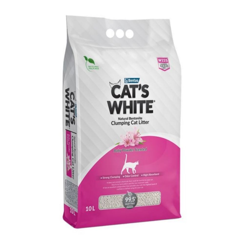 CAT’S WHITE ΑΜΜΟΣ ΓΑΤΑΣ BABY POWDER 10L CAT’S WHITE ΑΜΜΟΣ ΓΑΤΑΣ BABY POWDER 10L