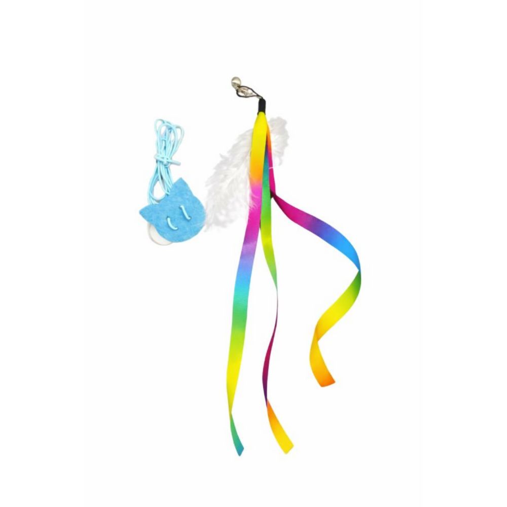 ΠΑΙΧΝΙΔΙ ΓΑΤΑΣ FLUFFY DESTROYER RAINBOW ΠΑΙΧΝΙΔΙ ΓΑΤΑΣ FLUFFY DESTROYER RAINBOW