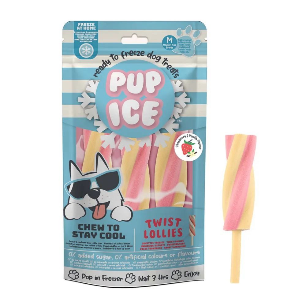 ΠΑΓΩΤΟ ΣΚΥΛΟΥ PUP ICE TWIST ΦΡΑΟΥΛΑ 90gr (3τμχ) ΠΑΓΩΤΟ ΣΚΥΛΟΥ PUP ICE TWIST ΦΡΑΟΥΛΑ 90gr (3τμχ)