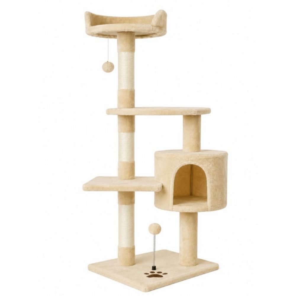 ΟΝΥΧΟΔΡΟΜΙΟ PURRFECT PERCH BEIGE 40x40x116cm ΟΝΥΧΟΔΡΟΜΙΟ PURRFECT PERCH BEIGE 40x40x116cm